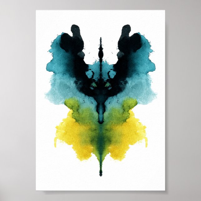 Affiche Test Inkblot Rorschach. Ne me traite pas de fou (Devant)