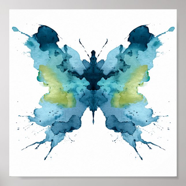 Affiche Test Inkblot Rorschach. Ne me traite pas de fou (Devant)