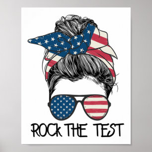 Affiche Test Messy Bun Enseignant Jour Test Jour Te