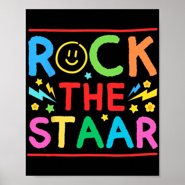 Affiche Test Motivational Rock The Stadium Test Day Teac (Devant)