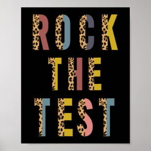 Affiche Test Retro Motivational Testing Day Enseignant St