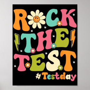 Affiche Test Retro Super Enseignant Jour de test