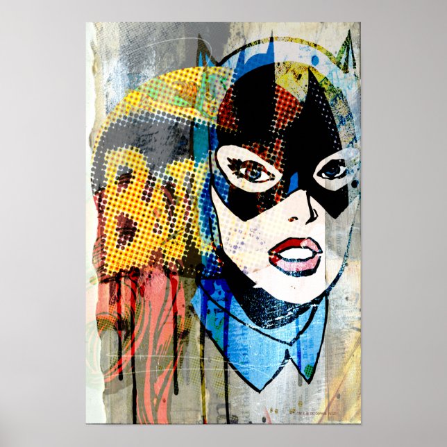 Affiche Tête Batgirl (Devant)