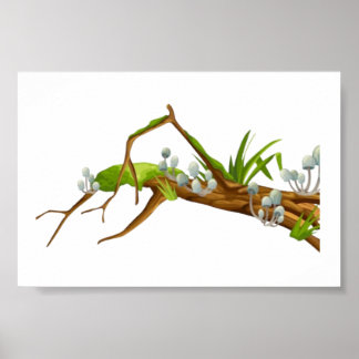 Affiche Tête de bois