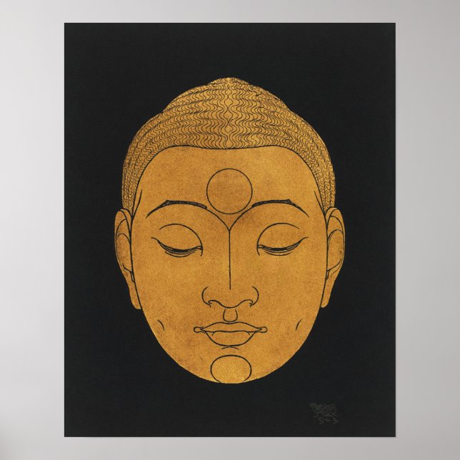 Affiche Tête de Bouddha (1943) (Devant)