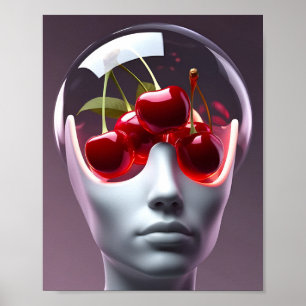 Affiche Tête de cerise