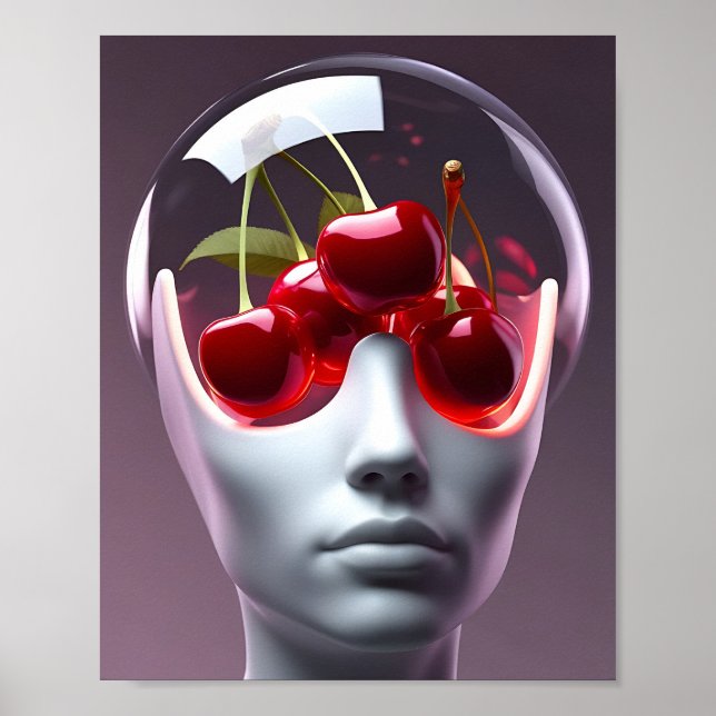 Affiche Tête de cerise (Devant)