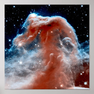Affiche Tête de cheval Nebula Infrarouge - Hubble Space Ph