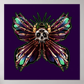 Affiche Tête de mort