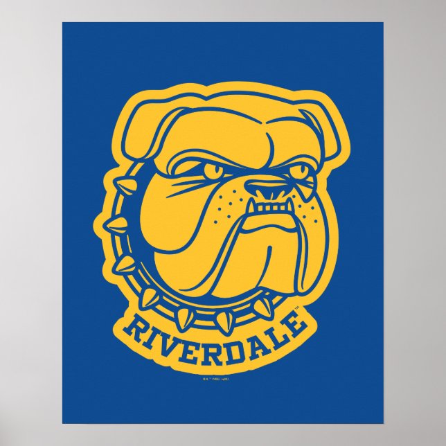 Affiche Tête de Riverdale Bulldog (Devant)