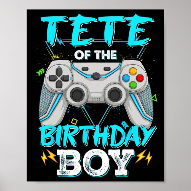 Affiche Tete Du Jeu Vidéo De Correspondance Du Garçon D'an (Devant)