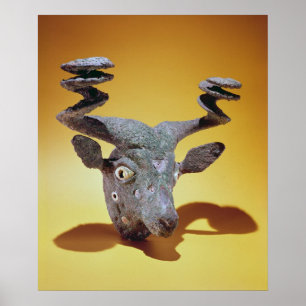 Affiche Tête d'un taureau, d'Irak, c.2000 av.