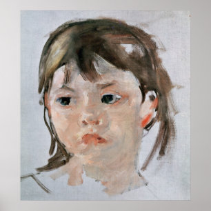 Affiche Tête d'une jeune fille