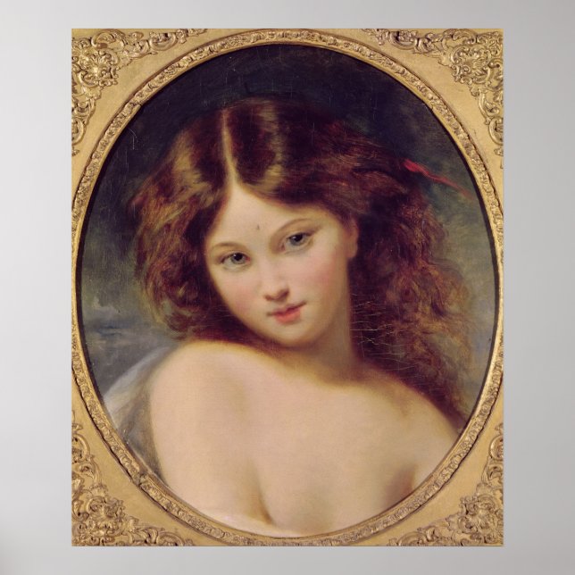 Affiche Tête d'une jeune fille (Devant)