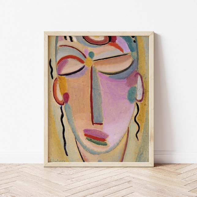 Affiche Tête mystique, Méditation | von Jawlensky (Créateur téléchargé)