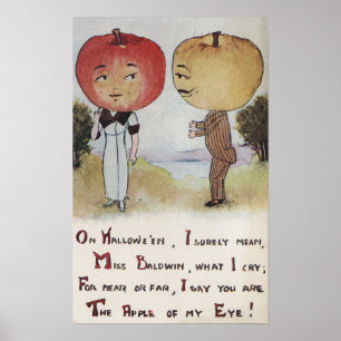 Affiche Têtes de Halloween GreetingApple