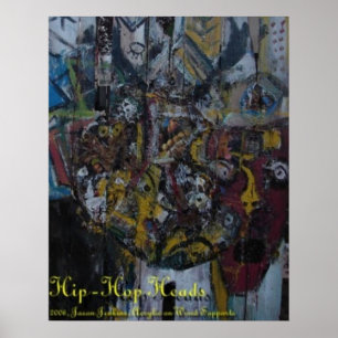 AFFICHE TÊTES HIP HOP