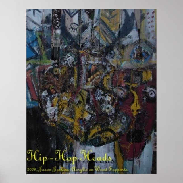AFFICHE TÊTES HIP HOP (Devant)