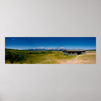 Affiche Tetons Panorama
