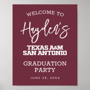 Affiche Texas A&M San Antonio