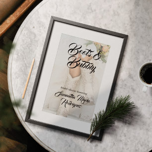 Affiche Texas Bride dans des bottes à paillettes Shower Nu