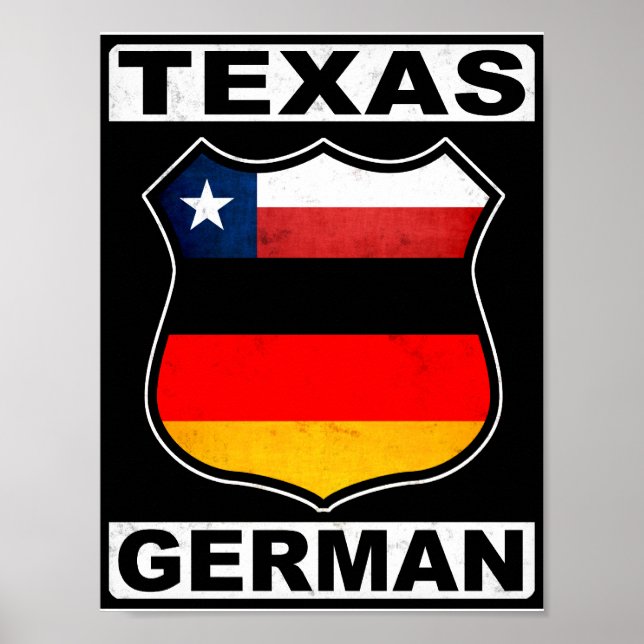 Affiche Texas German American (Devant)
