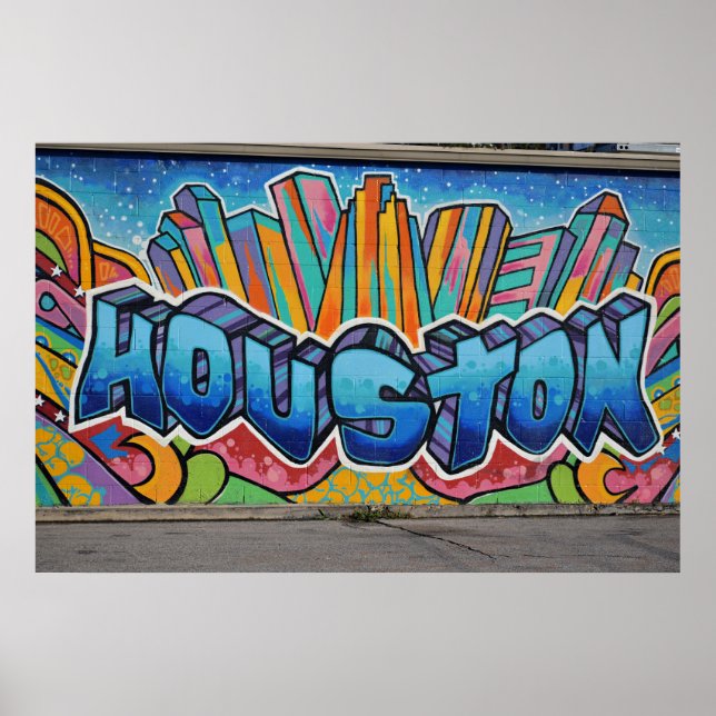 Affiche Texas - Houston Street (Devant)
