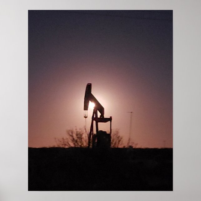 Affiche Texas Sunset ~ Brian J. Palfrey (Devant)