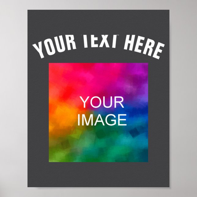 Affiche Text Upload Photo Template Boys Kids Modern _2  (Devant)