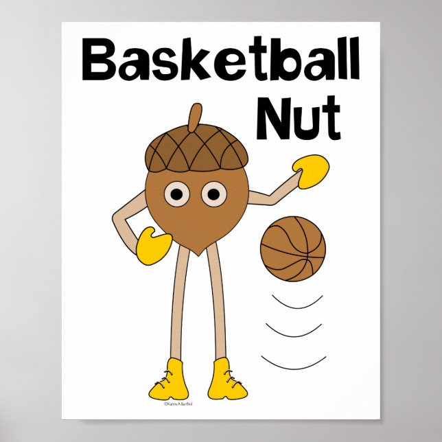 Affiche Texte de la coupe de basket (Devant)