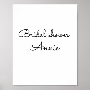 Affiche Texte de nom abstrait aquarelle coloré