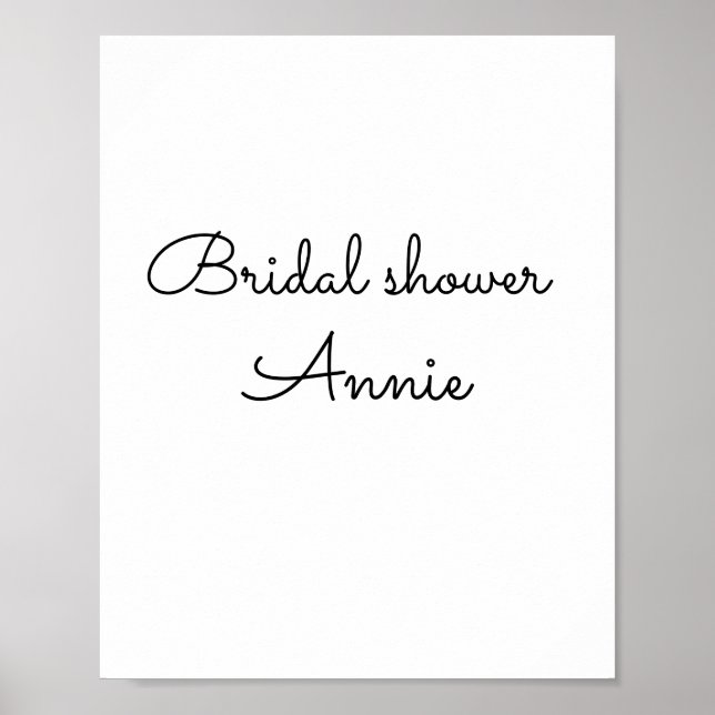 Affiche Texte de nom abstrait aquarelle coloré (Devant)