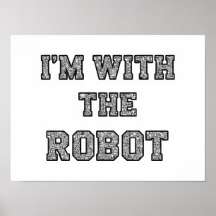 Affiche Texte de Robot