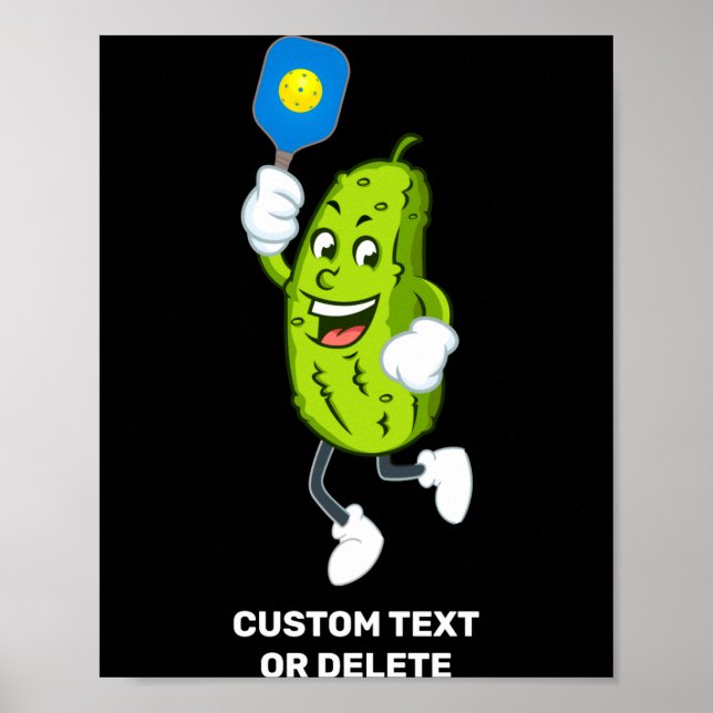 Affiche Texte drôle de Ckle jouant à Ckleball  (Devant)