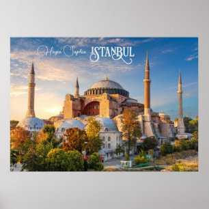 Affiche Texte personnalisé Istanbul