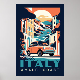 Affiche Texte personnalisé Italie