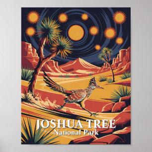 Affiche Texte personnalisé Joshua Tree faune Grand Géocouc