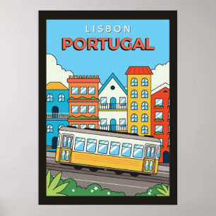 Affiche Texte personnalisé Portugal