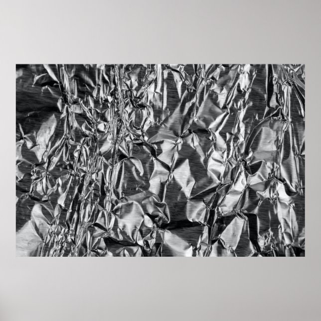 Affiche textile argenté (Devant)