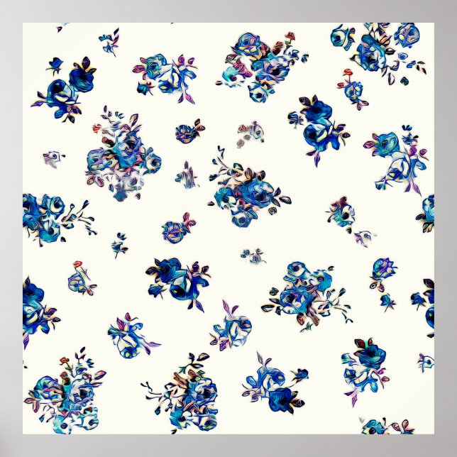 Affiche Textile et papier peint motifs sans soudure. i num (Devant)