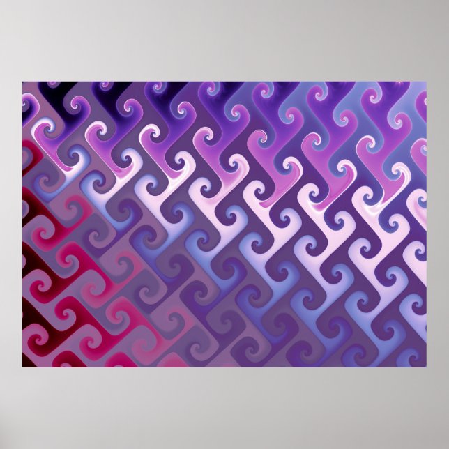 Affiche Texture Abstrait Violet (Devant)