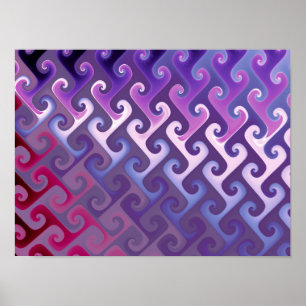 Affiche Texture Abstrait Violet
