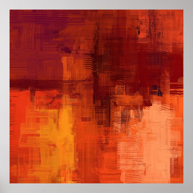 Affiche texture Abstraite. 2d illustration. Main expressiv (Devant)