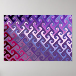 Affiche Texture Abstraite violette