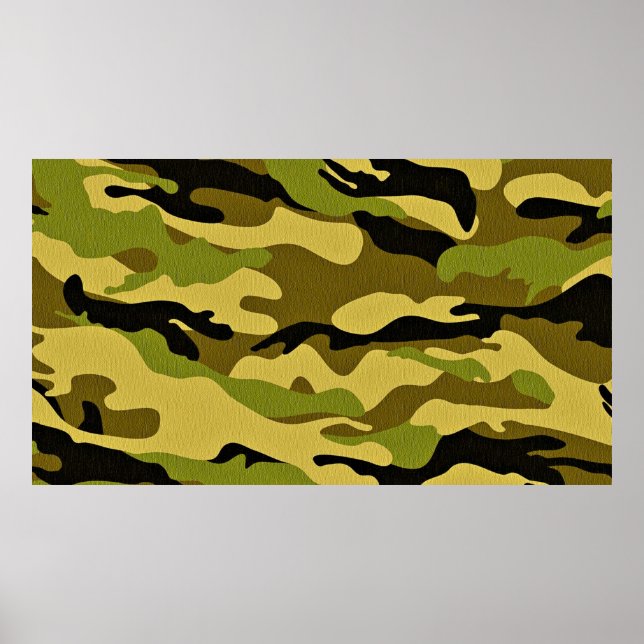 Affiche Texture camouflage soldier surface (Devant)