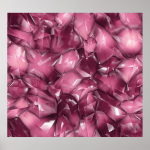 Affiche Texture cristalline Big Collection sans fil