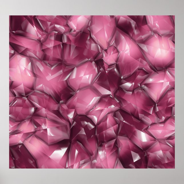 Affiche Texture cristalline Big Collection sans fil (Devant)