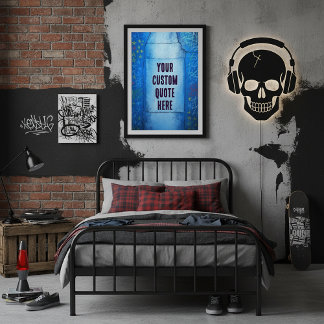 Affiche Texture d'art de rue Abstrait