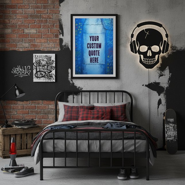 Affiche Texture d'art de rue Abstrait (Créateur téléchargé)