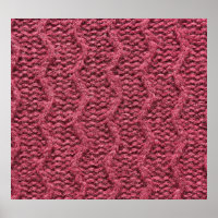 Texture de chandail en nappe, cerise pourpre.